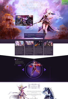 Aion Violense Game Website Template