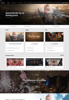 GranAge Game Website Template